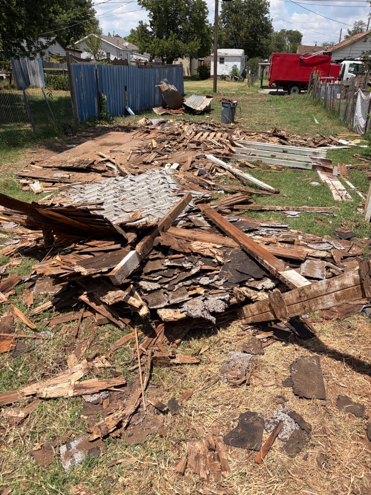 shed on the ground